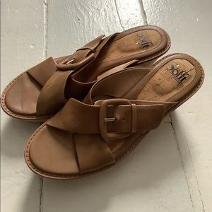 Söfft shoes leather slides new sandals